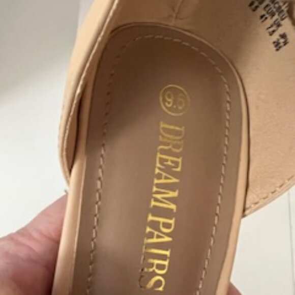 Dream Pairs Oppointed Lacey Nude Pumps Women's 9.5M - Picture 3 of 6